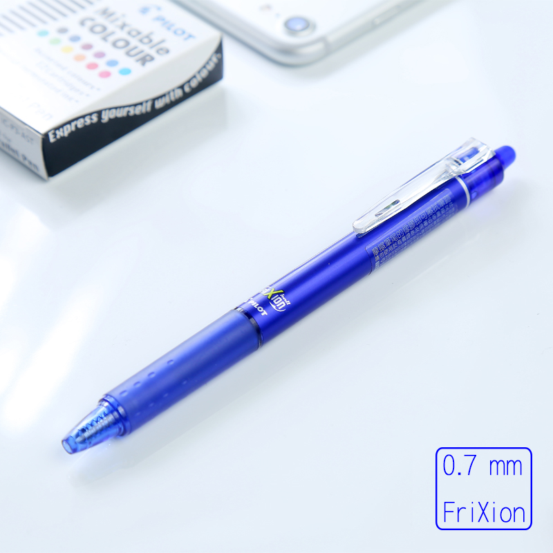 Pilot Pen Frixion - ญี่ปุ่น Pilot FriXion Ball Knock เจลปากกา0.7มม.สีฟ้า/สีดำ/สีแดง