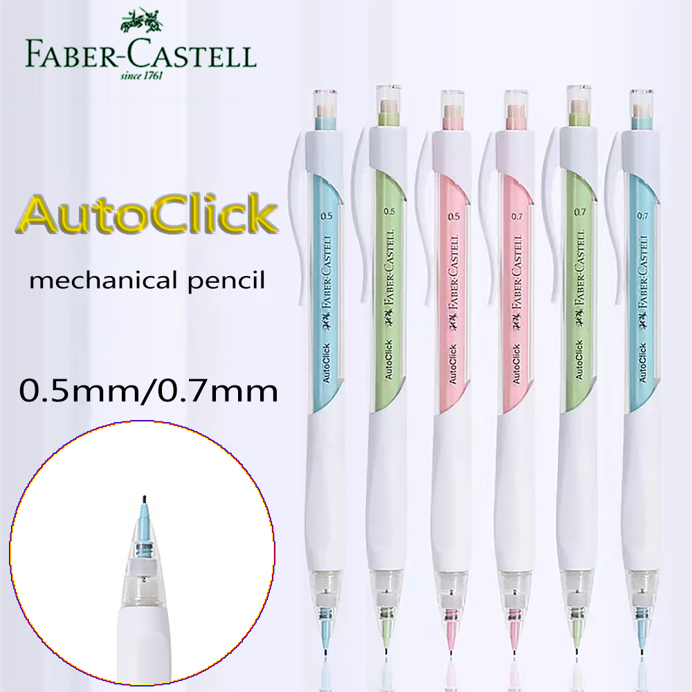 Faber-Castell Pencil Grip - ดินสอกดเฟเบอร์-คาสเทลล์ รุ่นใหม่ 1 ชิ้น แบบกดอัตโนมัติ จับถนัดมือ