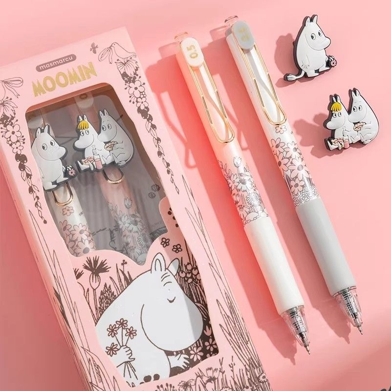 Stationery Warehouse - มูมิน คิวท์ ปากกาเจลแบบยืดหดได้ 0.5 มม. ปลายละเอียด