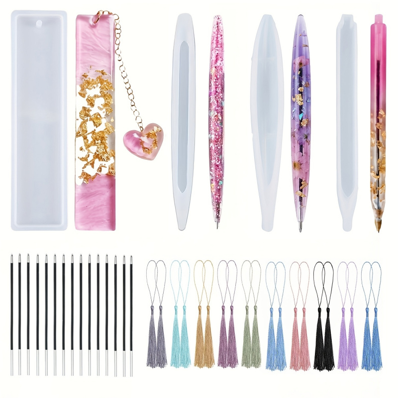 Stationery Supplier - แม่พิมพ์ซิลิโคนสำหรับปากกาและที่คั่นหนังสือ/พู่，แม่พิมพ์สำหรับหล่อเรซินอีพ็อกซี่，วัสดุเครื่องเขียนทำมือ，แม่พิมพ์ปากกาหลากหลายแบบ，พู่และอื่นๆ