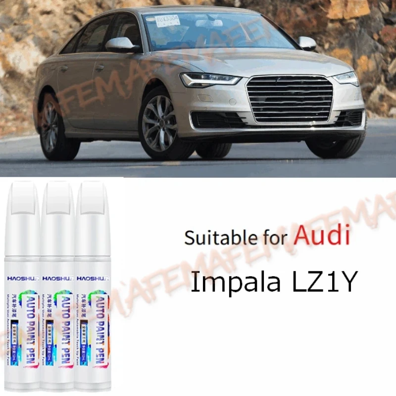 Zebra Pen Sarasa - ปากกาซ่อมสีรถยนต์ สำหรับรอยขีดข่วน เหมาะสำหรับ Audi Crystal Silver