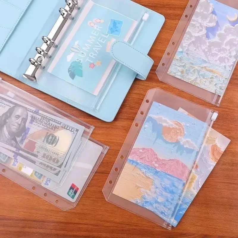 Planner Weekly Budget - ซองซิปใส่เอกสาร A6 A7 แบบ 6 รู