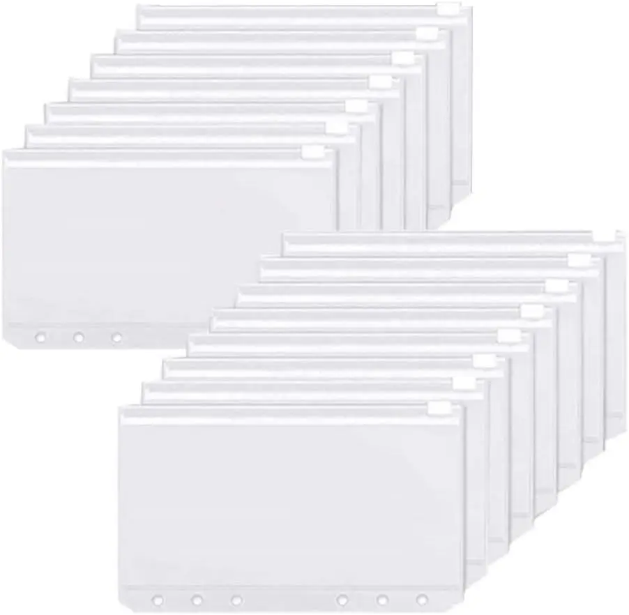 Planner Weekly Budget - Binder กระเป๋า A6 6-Hole Zipper Binder