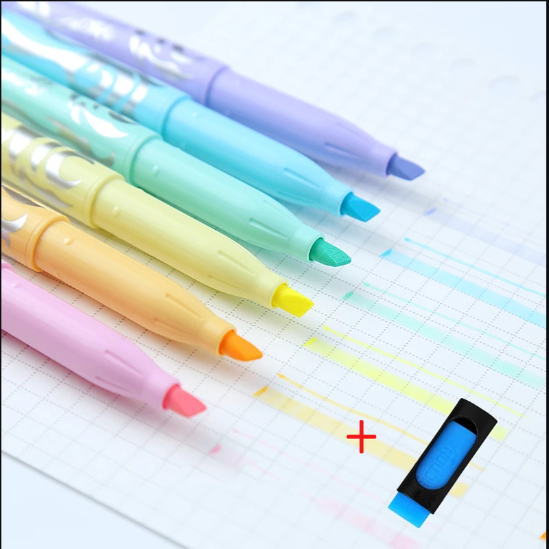 Pilot Pen Frixion - นักบิน FriXion Erasable Markers 6Pcs Pastel