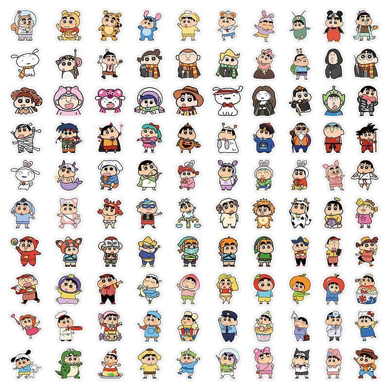 สติกเกอร์ลายการ์ตูนเครยอนชินจั - Cardstock Paper Pack บทวิจารณ์และราคา