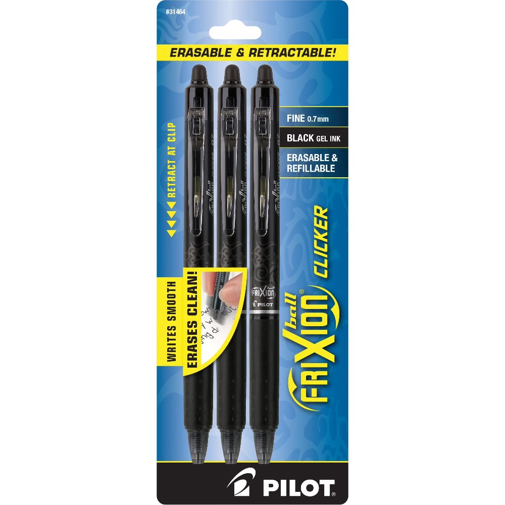 ปากกาเจล Pilot Frixion Clicker - Pilot Pen Frixion บทวิจารณ์และราคา