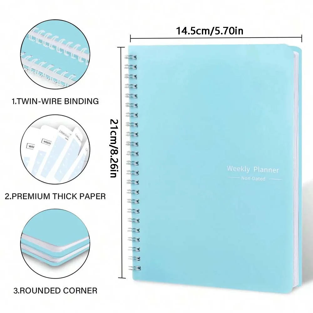 สมุดวางแผนรายสัปดาห์ A5 สมุดวา - Planner Weekly Budget บทวิจารณ์และราคา