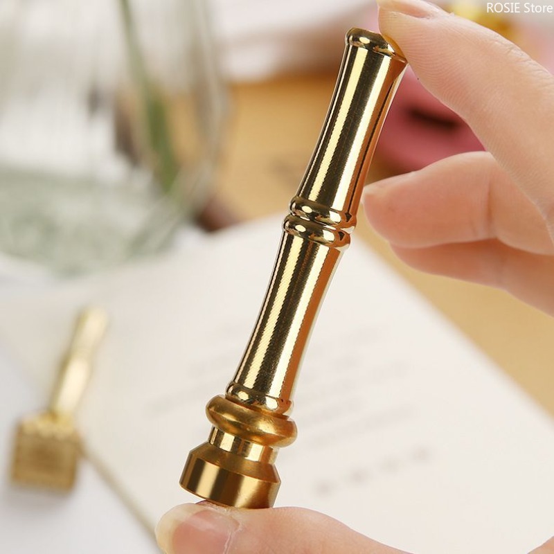 ด้ามจับตราประทับทองเหลืองรูปทร - Wax Seal Stamp Kit บทวิจารณ์และราคา
