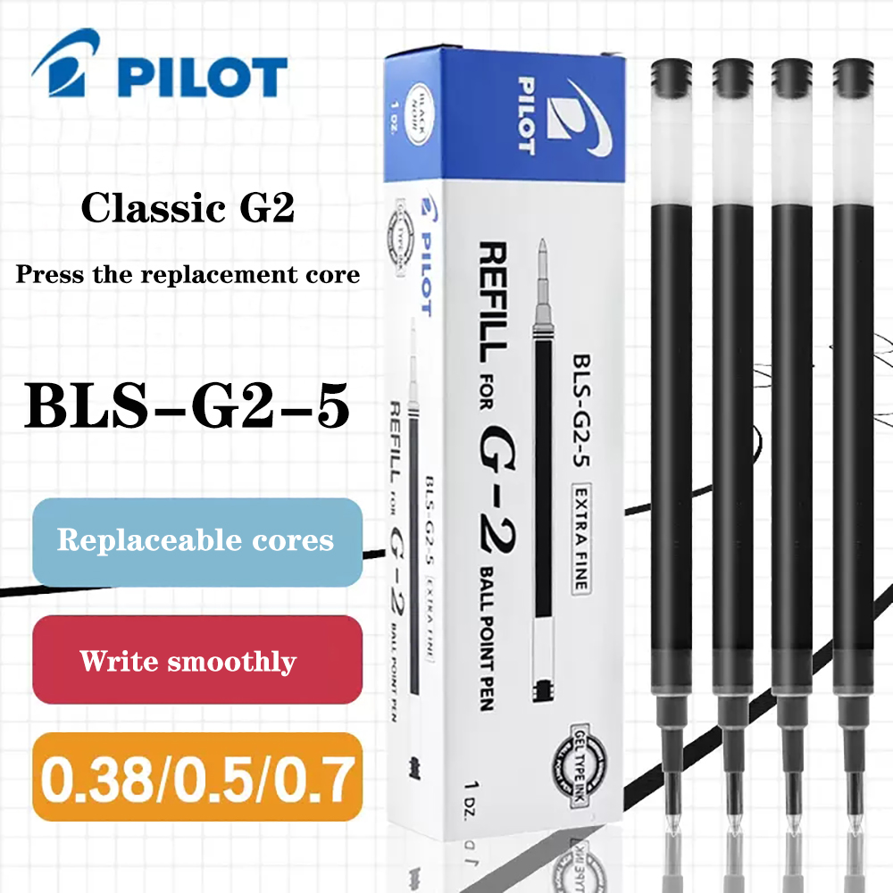 6pcs นักบินญี่ปุ่นเจลปากกาเติม - Pilot Pen G2 บทวิจารณ์และราคา