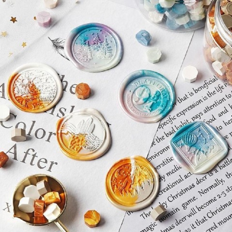 100 ชิ้น ลูกปัดแว็กซ์ซีล แว็กซ - Wax Seal Stamp Kit บทวิจารณ์และราคา