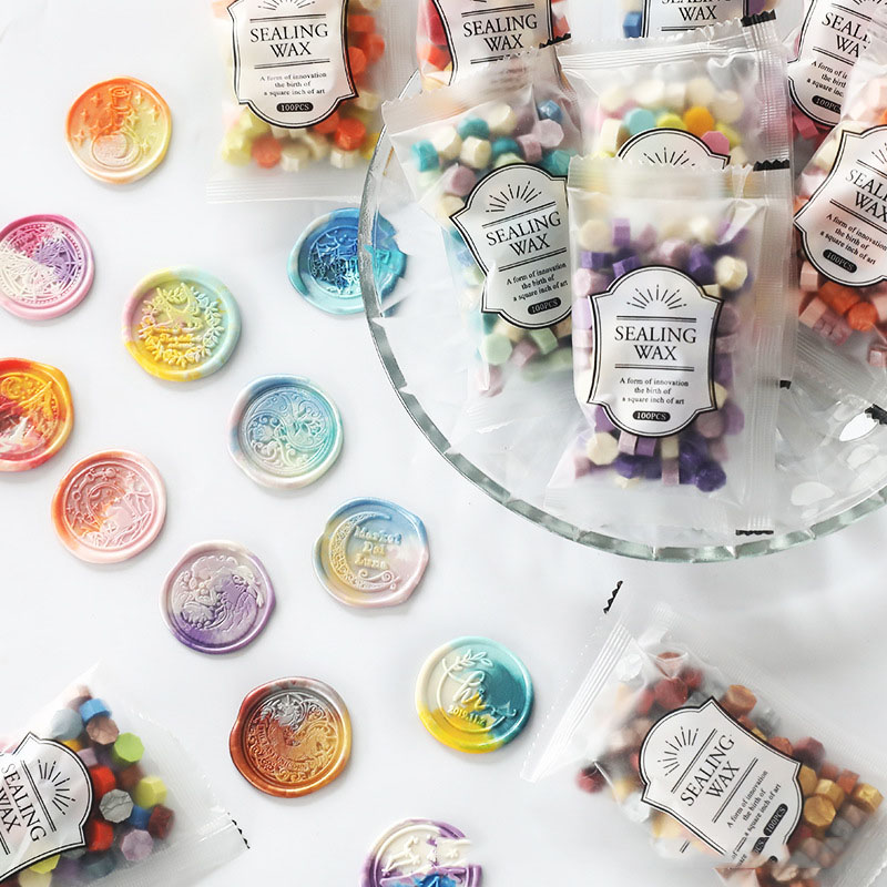 100 ชิ้น ลูกปัดแว็กซ์ซีล แว็กซ - Wax Seal Stamp Kit บทวิจารณ์และราคา