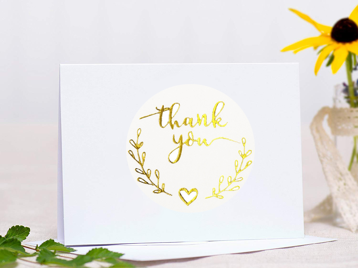 100-500 PCS ทองสติกเกอร์สําหรั - Stationery Supplies Business บทวิจารณ์และราคา