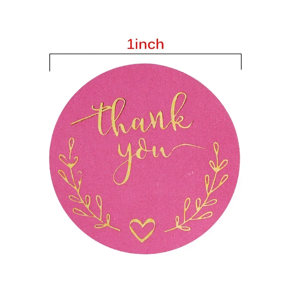 50-500 PCS ขอบคุณสติกเกอร์กระด - Stationery Supplies Business บทวิจารณ์และราคา