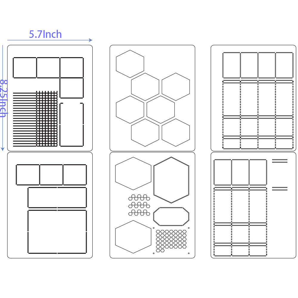 6Pack พลาสติก Reusable รายสัปด - Notebook Dotted A5 บทวิจารณ์และราคา