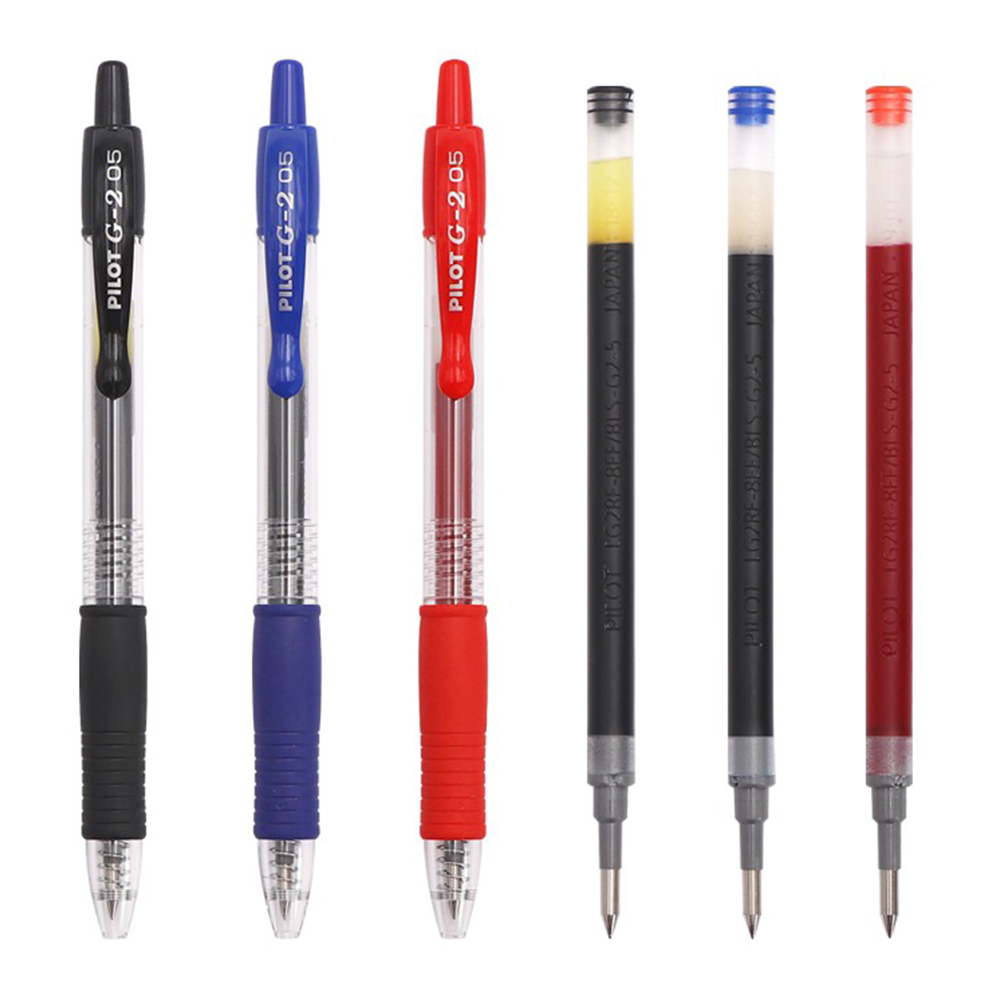 1 + 12pcs ชุดนักบินญี่ปุ่นเจลป - Pilot Pen G2 บทวิจารณ์และราคา
