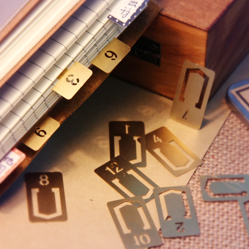 ที่คั่นหนังสือทองแดงแนววินเทจ1 - Stationery Office Supply Store บทวิจารณ์และราคา