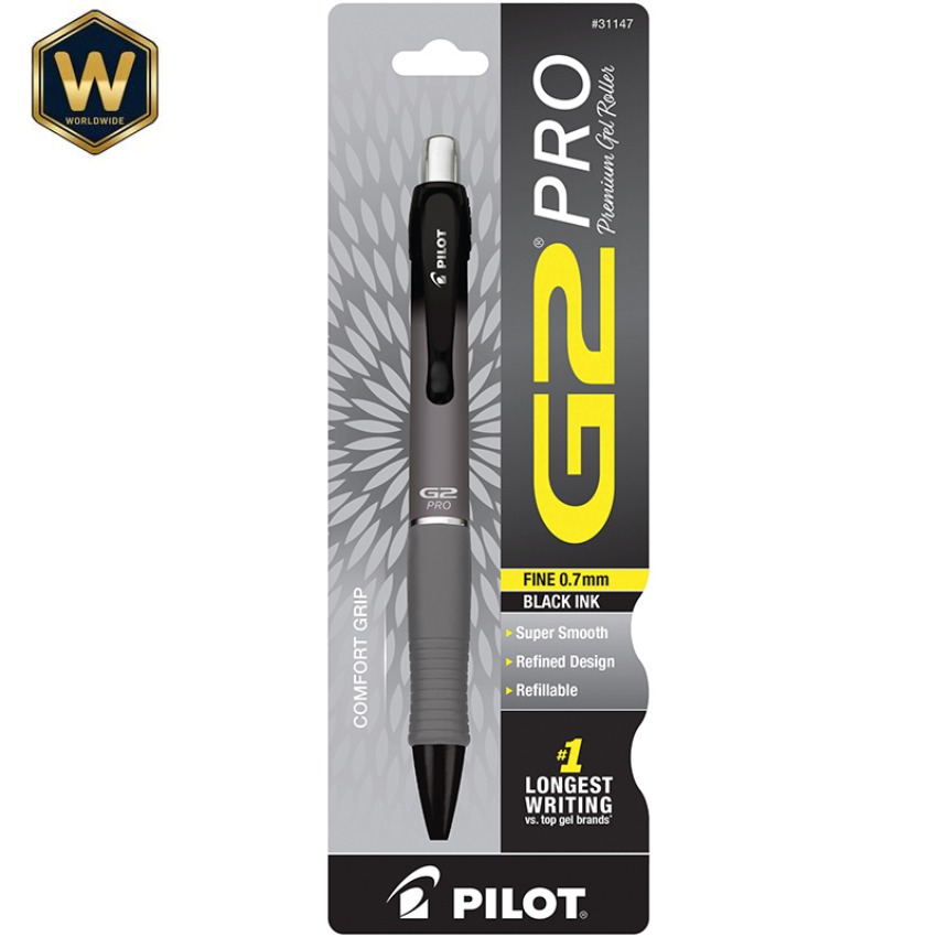 PILOT G2 PRO ปากกาเจลแบบกด ชนิ - Pilot Pen G2 บทวิจารณ์และราคา