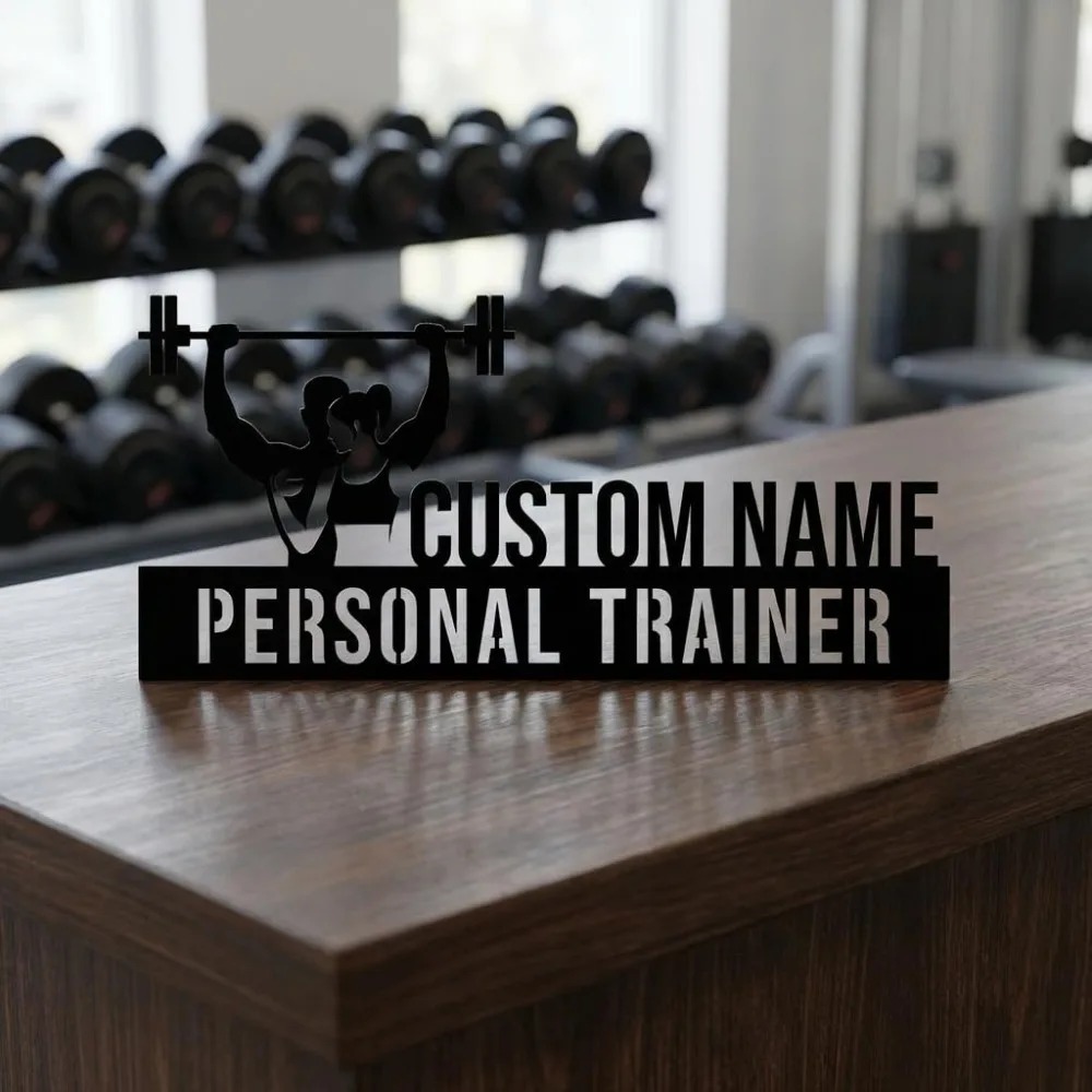 ป้ายชื่อโลหะสลักชื่อเทรนเนอร์ส - Desk Name Plate บทวิจารณ์และราคา