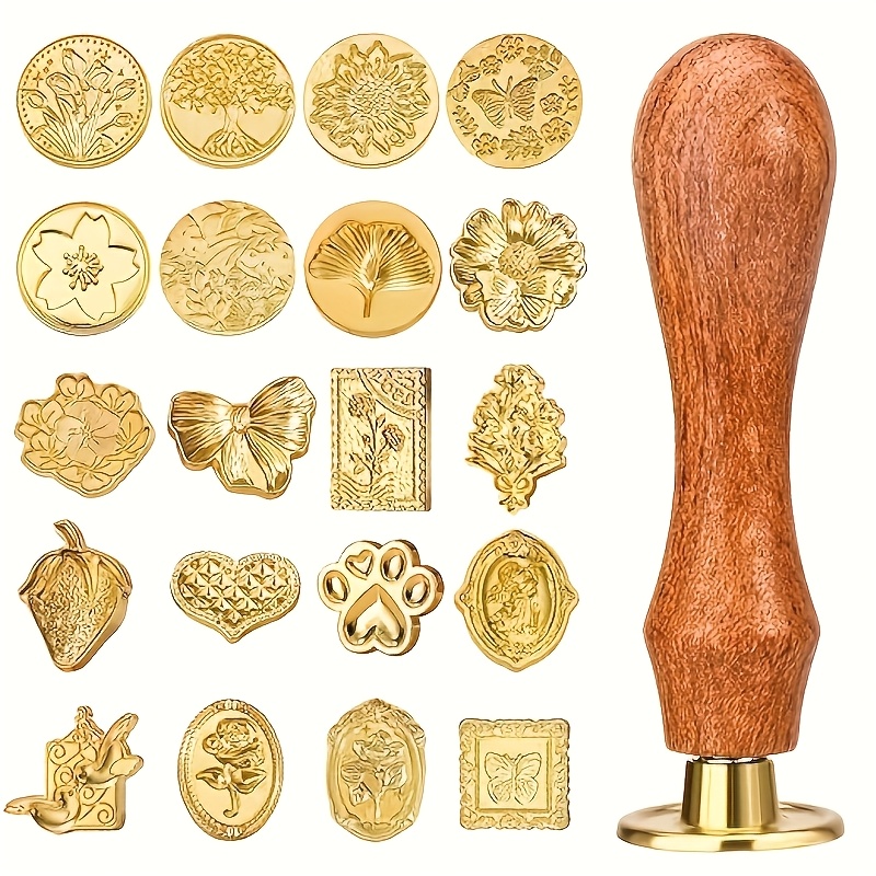 ชุดตราประทับขี้ผึ้ง 21 ชิ้น หล - Wax Seal Stamp Kit บทวิจารณ์และราคา