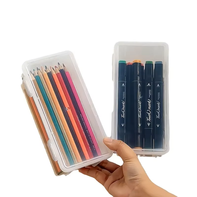 กล่องเก็บของ PP ใสขนาดใหญ่ 4 ก - Stationery Office Supply Store บทวิจารณ์และราคา