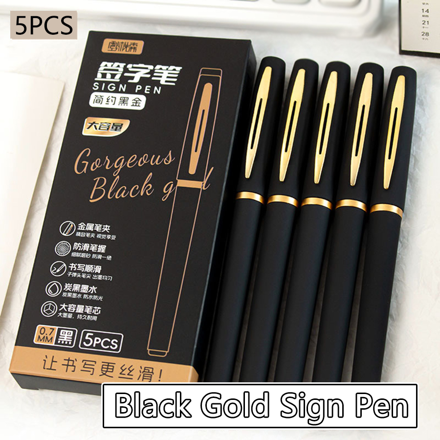 5 ชิ้น/แพ็คปากกาเจลขนาดใหญ่ 0. - Stationery Supplies Business บทวิจารณ์และราคา