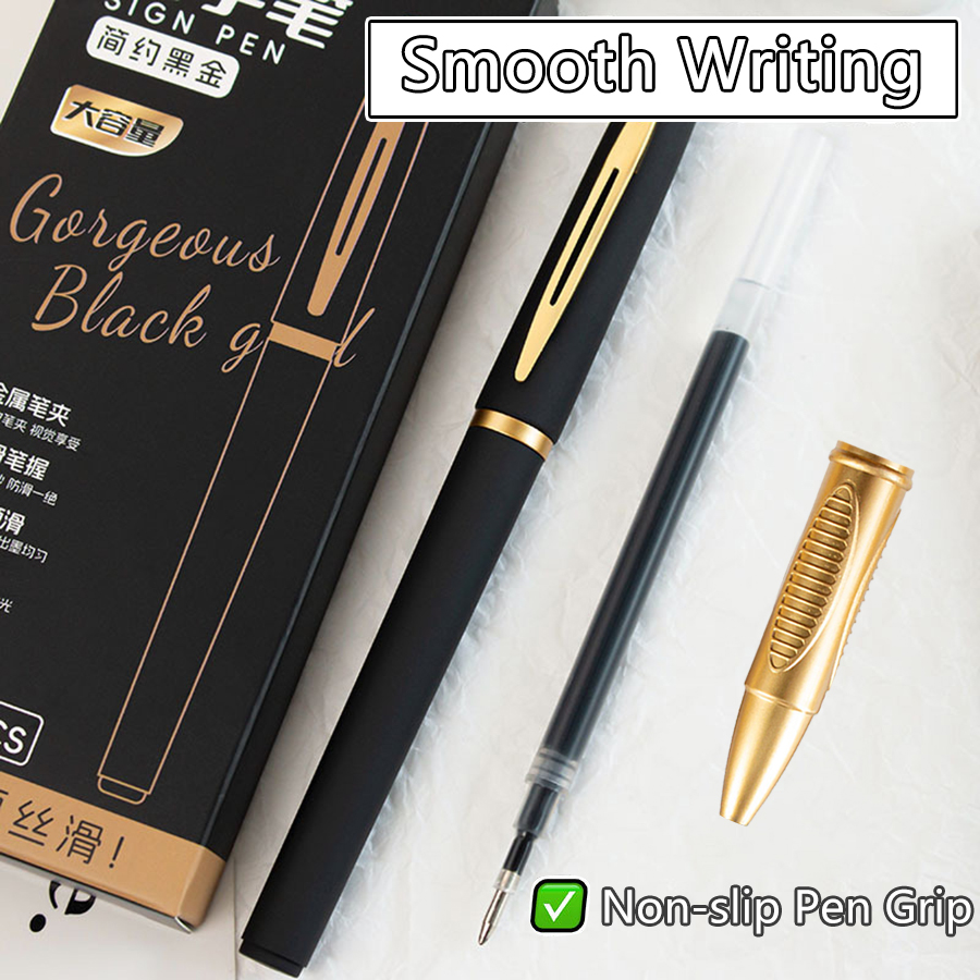 5 ชิ้น/แพ็คปากกาเจลขนาดใหญ่ 0. - Stationery Supplies Business บทวิจารณ์และราคา