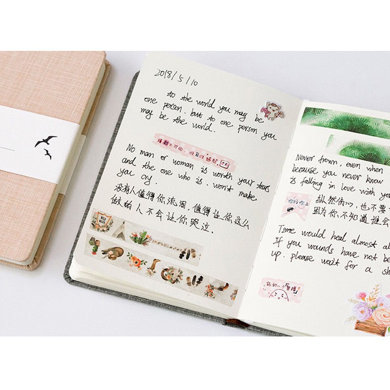 เปล่าและตารางกระดาษโน้ตบุ๊คผ้า - Notebook Dotted A5 บทวิจารณ์และราคา