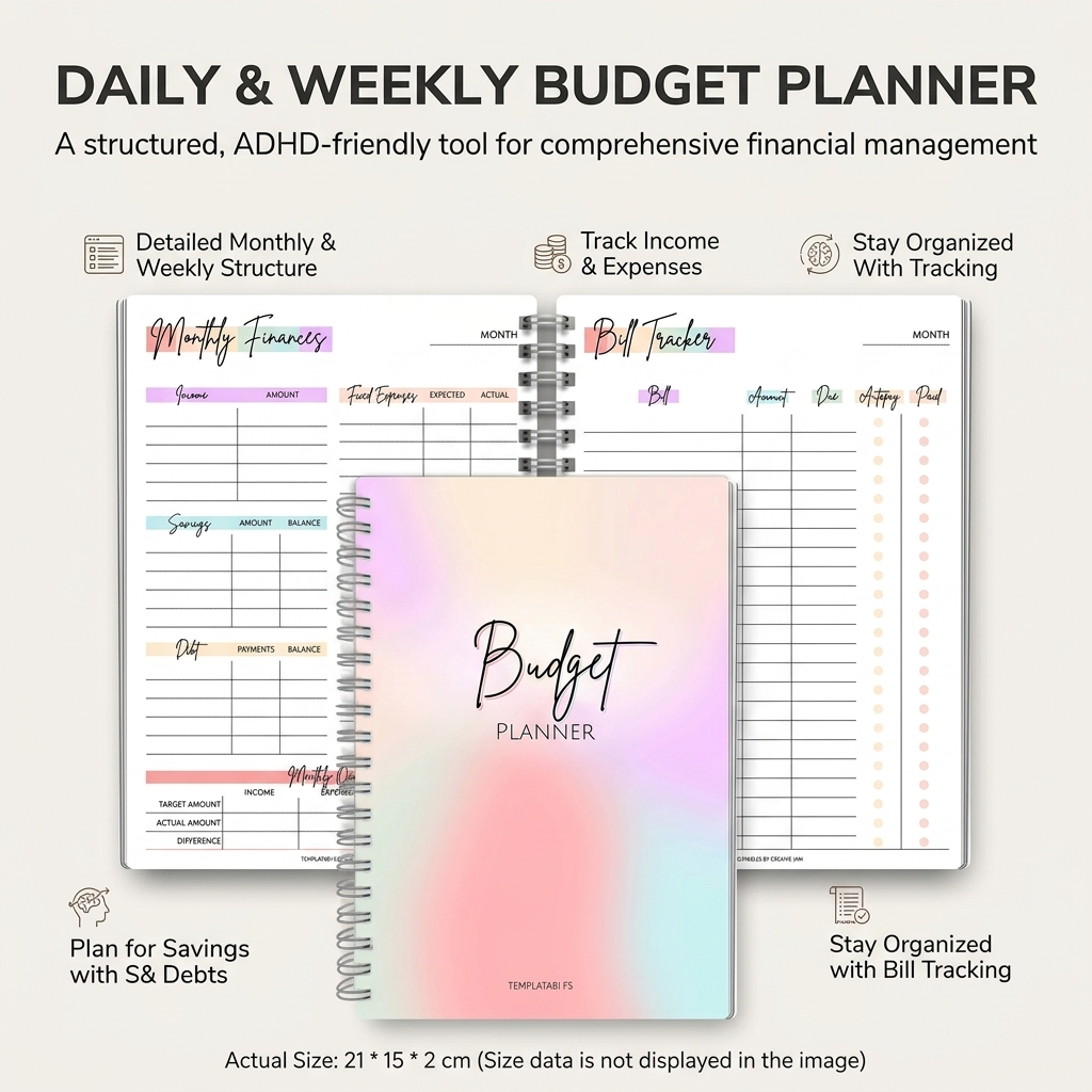 สมุดบันทึกรายได้และรายจ่ายประจ - Planner Weekly Budget บทวิจารณ์และราคา