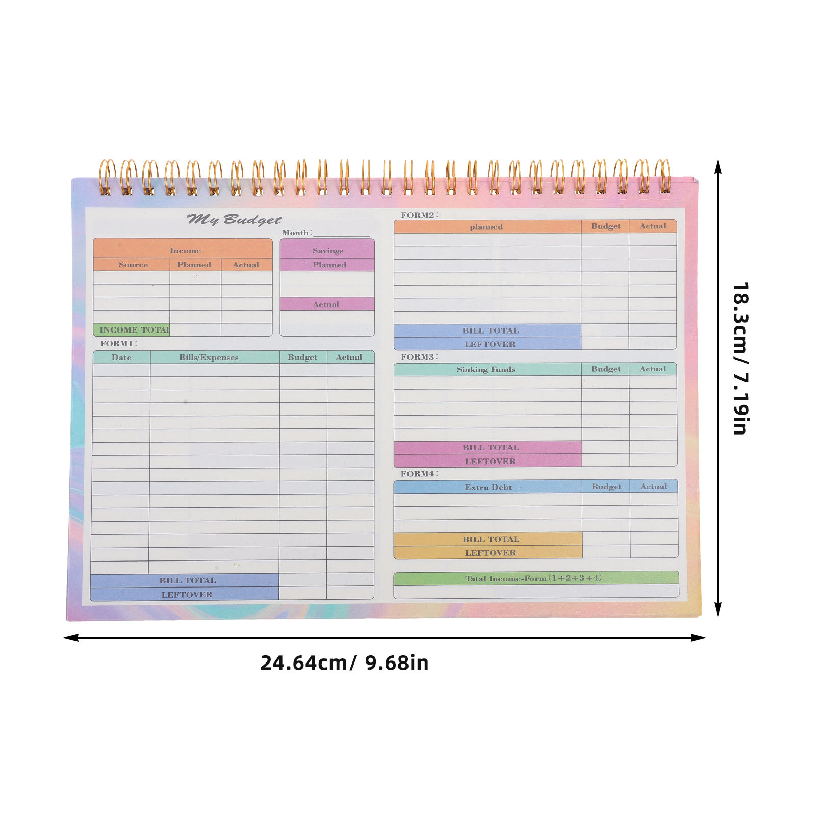 สมุดบัญชีรายรับรายจ่ายรายวัน ร - Planner Weekly Budget บทวิจารณ์และราคา