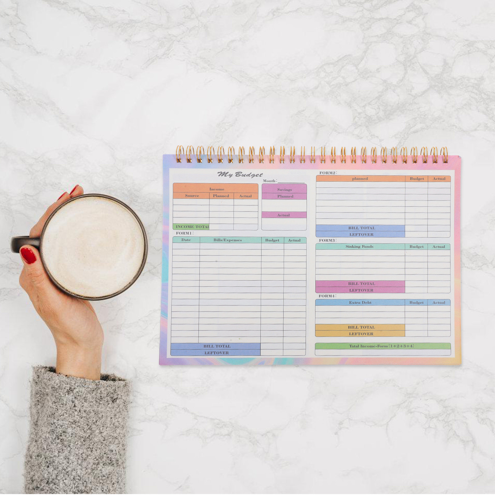 สมุดบัญชีรายรับรายจ่ายรายวัน ร - Planner Weekly Budget บทวิจารณ์และราคา