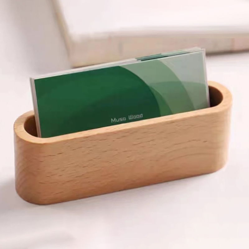 ผู้ถือบัตรธุรกิจไม้Organizerโต - Desk Name Plate บทวิจารณ์และราคา