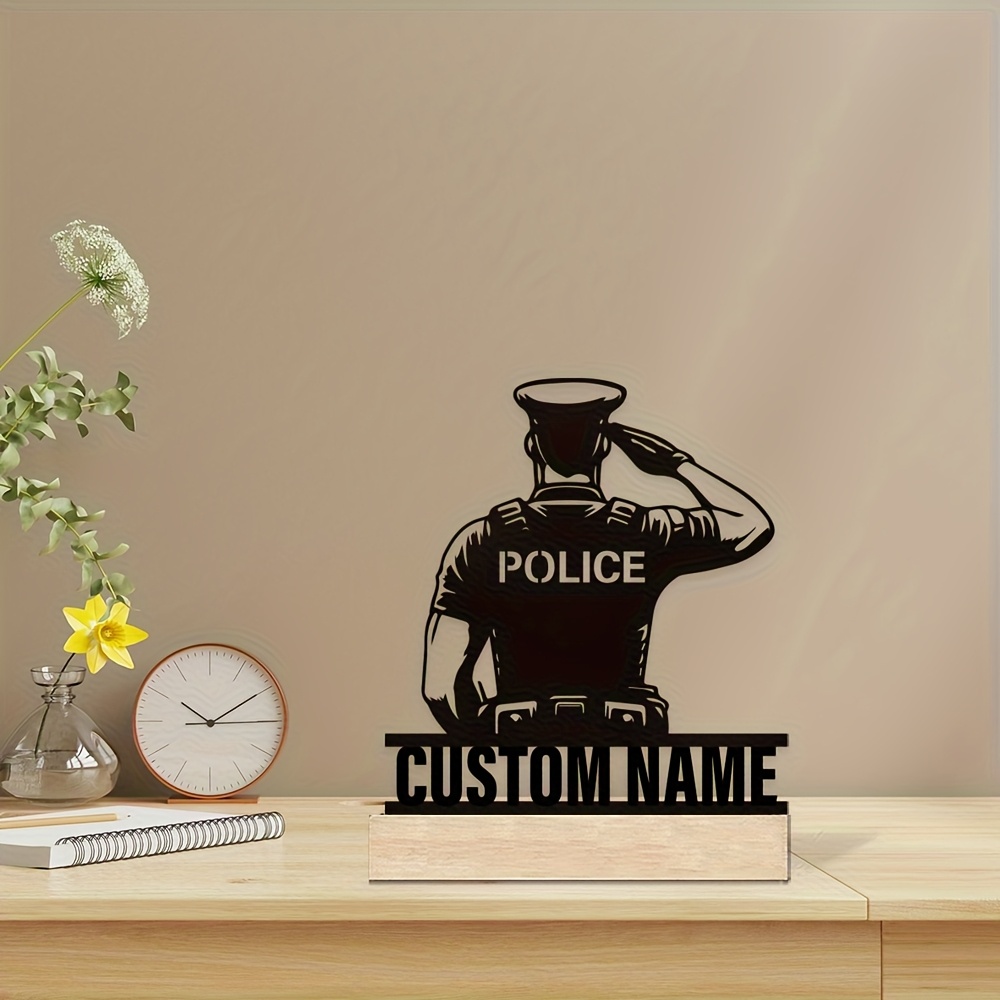 ป้ายตำรวจโลหะแบบกำหนดเองได้, ป - Desk Name Plate บทวิจารณ์และราคา