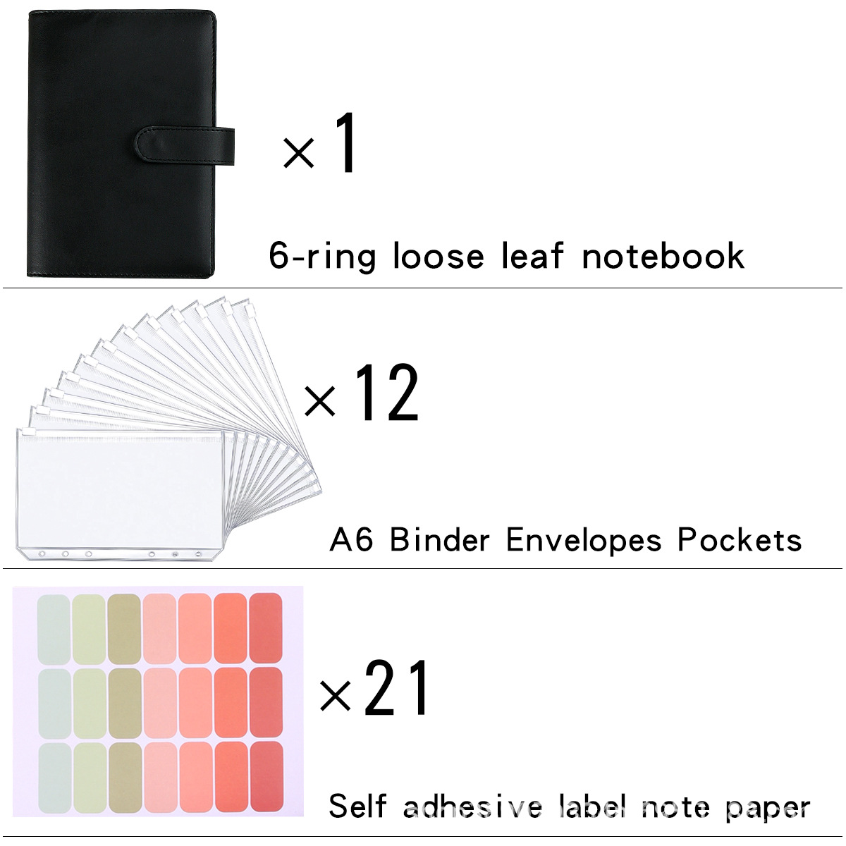 A6 Budget Binder Planner 12ชิ้ - Planner Weekly Budget บทวิจารณ์และราคา