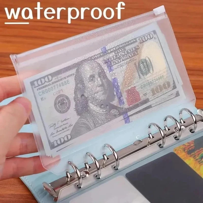 ซองซิปใส่เอกสาร A6 A7 แบบ 6 รู - Planner Weekly Budget บทวิจารณ์และราคา