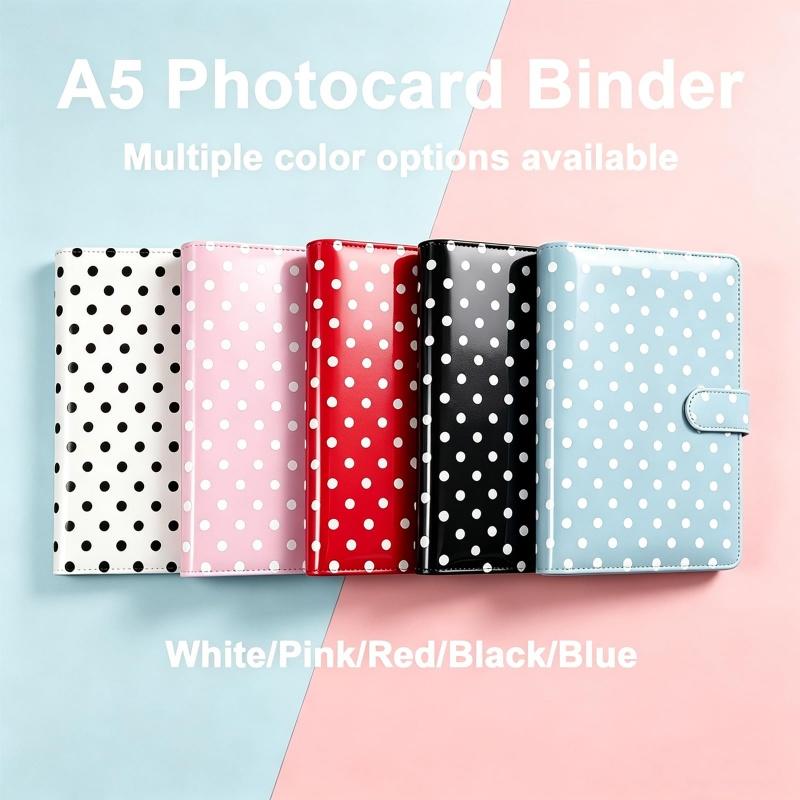 สมุดเก็บการ์ดสะสมลายจุด A5 แบบ - Notebook Dotted A5 บทวิจารณ์และราคา