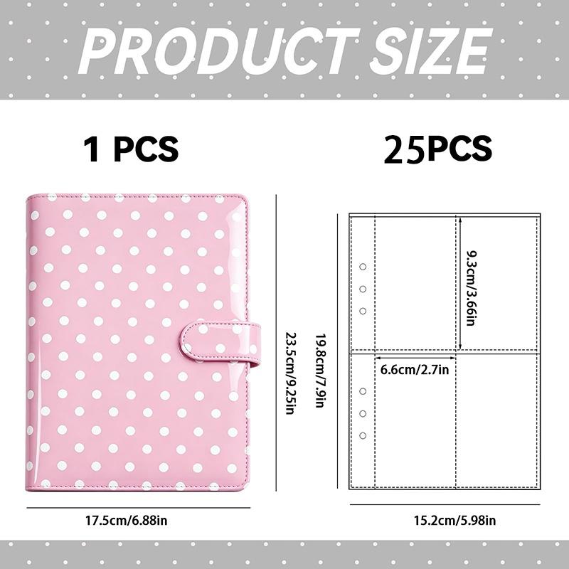 สมุดเก็บการ์ดสะสมลายจุด A5 แบบ - Notebook Dotted A5 บทวิจารณ์และราคา