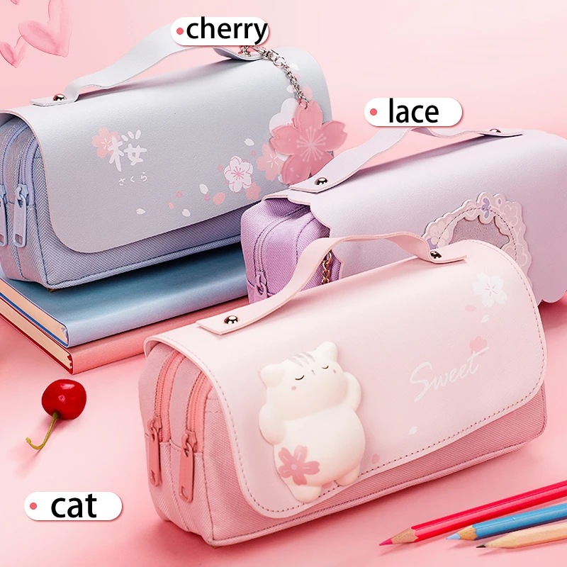 กล่องดินสอสำหรับโรงเรียนเครื่อ - Stationery Office Supply Store บทวิจารณ์และราคา