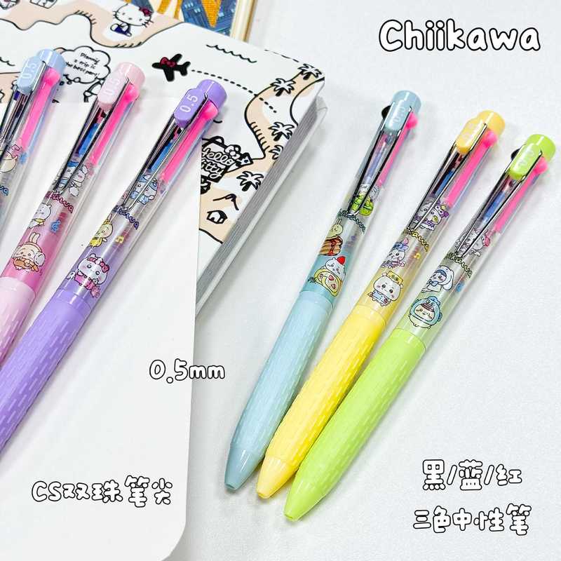 6-36 ชิ้น ชิคาว่า ปากกา 3 สีปา - Stationery Warehouse บทวิจารณ์และราคา