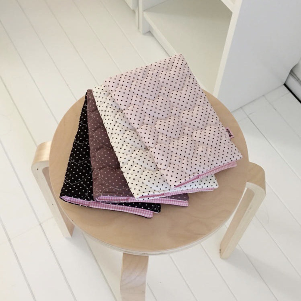 ปกสมุดลายจุด A5 ผ้าฝ้ายเย็บติด - Notebook Dotted A5 บทวิจารณ์และราคา