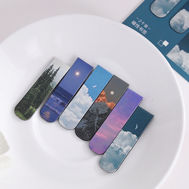 2 ชิ้น/เซ็ต ที่คั่นหนังสือ ที่ - Paperclip Magnetic Set บทวิจารณ์และราคา
