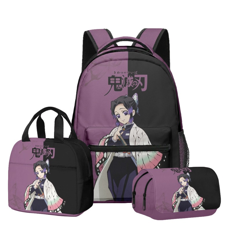 3 ชิ้น/ชุด กระเป๋าเป้พิมพ์ลายอ - Pencil Case Large บทวิจารณ์และราคา