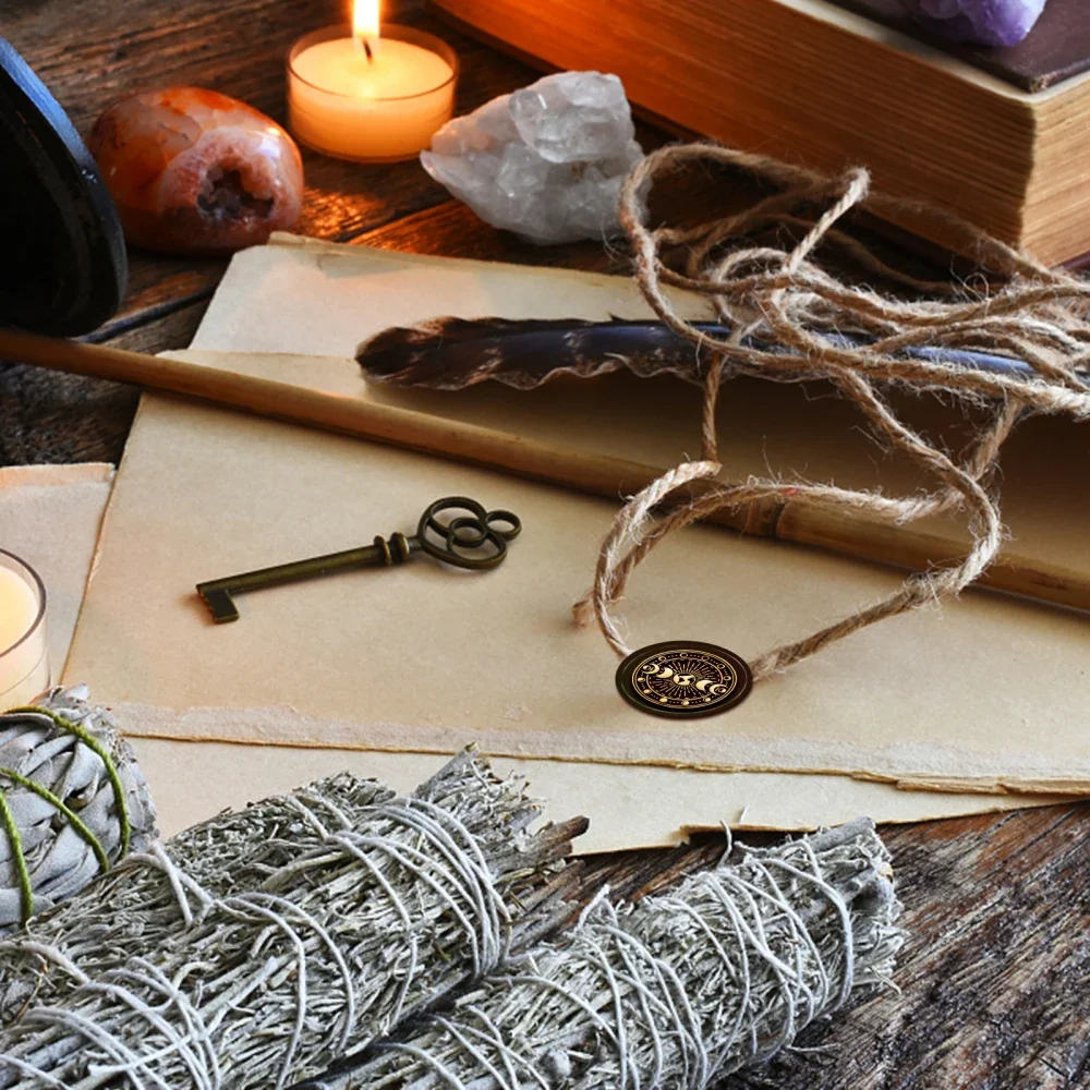 1PC Moon Phase Wax Seal แสตมป์ - Wax Seal Stamp Kit บทวิจารณ์และราคา