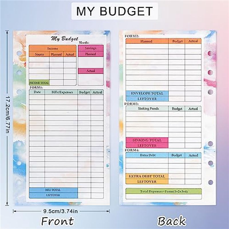 N36R-2 ชุด A6 สมุดวางแผนงบประม - Planner Weekly Budget บทวิจารณ์และราคา