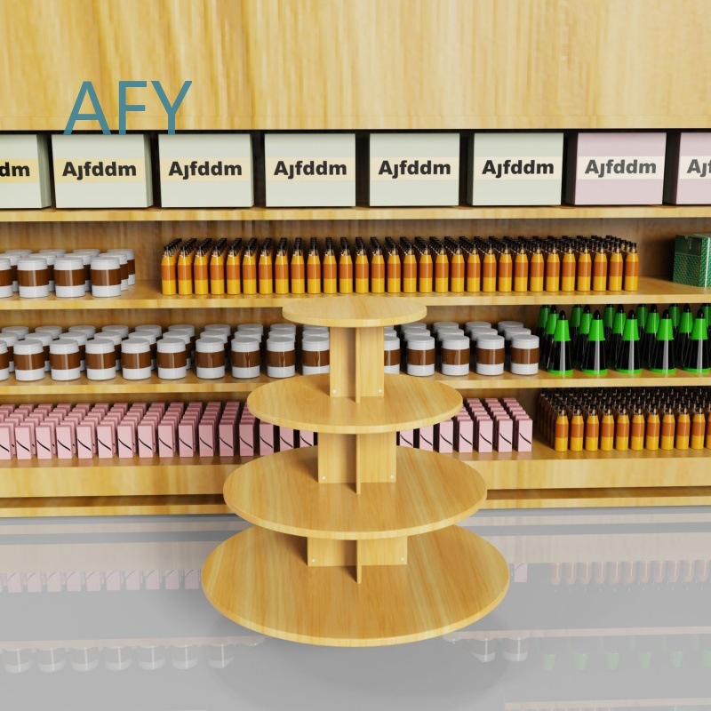 ตู้ไม้ทรงกลมสำหรับซูเปอร์มาร์เ - Stationery Office Supply Store บทวิจารณ์และราคา